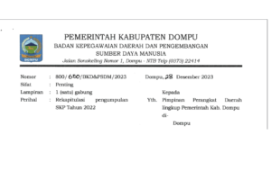 PENGUMPULAN SKP TAHUN 2022